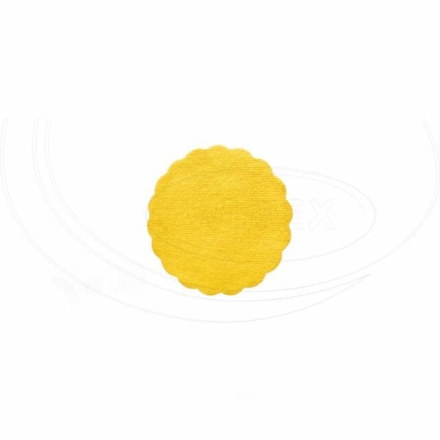 Rozetky PRÉMIUM žltá Ø 9cm (40ks)