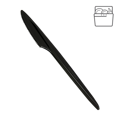 Nôž čierny 18cm PS viacrázovy (50ks)