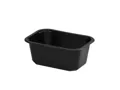 Miska na polievku hranatá, čierna, 160x112x66 mm, 600ml(36ks)