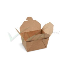 Food box nepremastitelný kraft (S)110 x 95 x 65 mm 700ml (50ks)