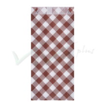 Papierové vrecká na párok v rožku KARO 9 + 2,5 x 20cm (300ks)