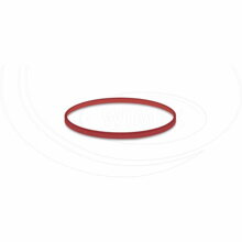 Gumička slabá červená 1mm ø 6cm (1kg)