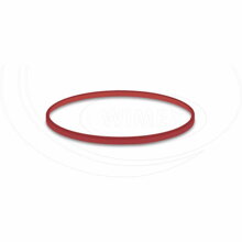 Gumička slabá červená 1mm ø 8cm (1kg)