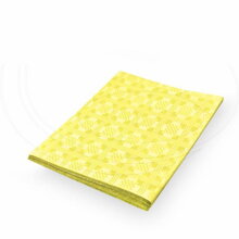 Papierový obrus skladaný 1,80 x 1,20 m žltý [1 ks]