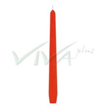 Sviečka kónická Ø 23,5 x 245 mm červená, 8 h. [10 ks]