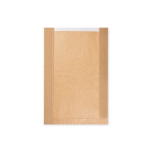 Papierové vrecká s okienkom 18cm, 26+7x40cm (1000ks)