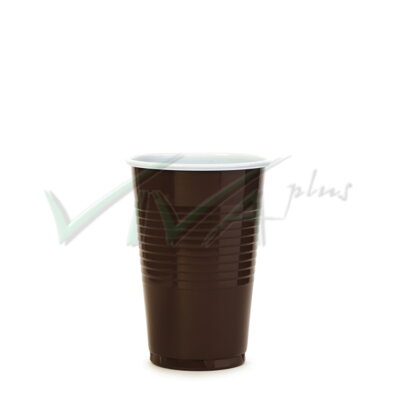 Pohár kávový PP 200ml hnedobiely (Ø 70 mm) (100ks) na horúce nápoje
