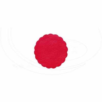 Rozetky PRÉMIUM červená Ø 9cm (500ks)