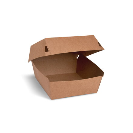 Box na burger KRAFT 11,5 x11,5 x 7,8cm  (100ks)