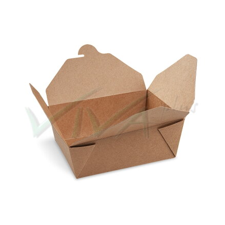 Food box nepremastitelný kraft (M)150 x 120 x 65 mm 1300ml (50ks)
