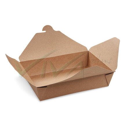 Food box nepremastitelný kraft (L)195 x 138 x 48 mm 1400ml (50ks)