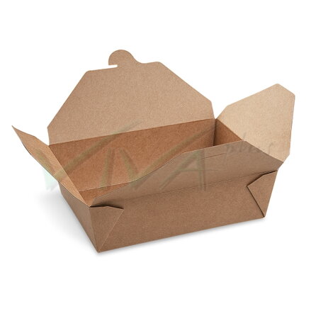 Food box nepremastitelný kraft (L)195 x 138 x 65 mm 2000ml (50ks)