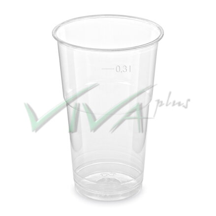 Pohár z PET (O 78mm) 300ml (50ks)