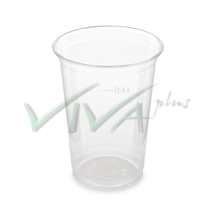 Pohár z PET 0,4 l (Ø 95 mm) [50 ks]