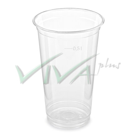 Pohár z PET 0,5 l (Ø 95 mm) [50 ks]