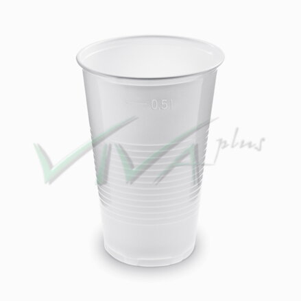 Pohár PP 500ml biely  (Ø 95 mm) (50ks)