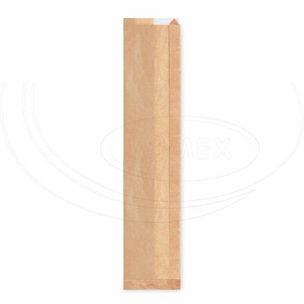 Papierové vrecká s okienkom 8cm, 12+5x59cm Bageuette(1000ks)