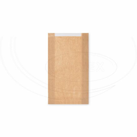 Papierové vrecká s okienkom 13cm, 18+6x32cm (1000ks)