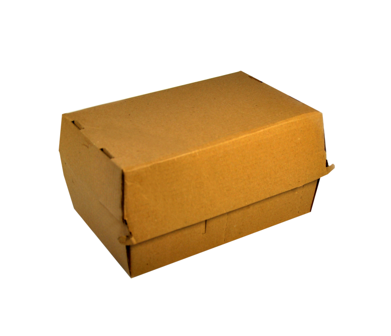 Krabica na hamburger pap.19x13x11cm vlnitá lepenka (100ks)+obloha HNEDÉ Krabica na hamburger pap.19x13x11cm vlnitá lepenka (100ks)+obloha HNEDÉ