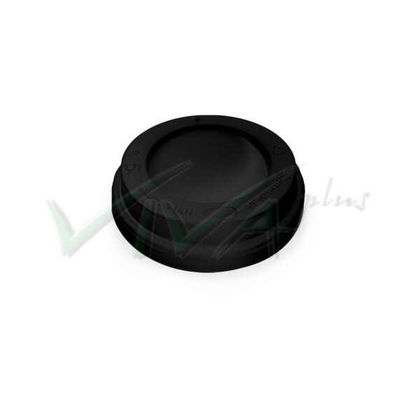 Viečko vypuklé čierne pre papierové poháre Ø 90mm(100ks)