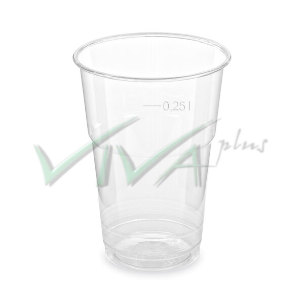 Pohár z PET (O 78mm) 250ml (50ks)