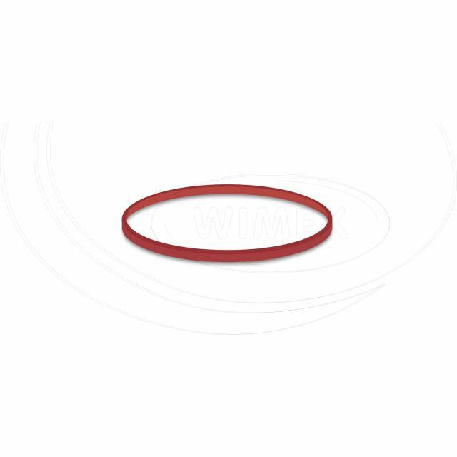Gumička slabá červená 1mm ø 6cm (1kg)
