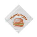 Papierové vrecká na hamburger 16x16 cm (500ks)