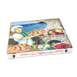 Krabica na pizzu z vlnitej lepenky 40 x 40 x 4 cm (100ks)typ 4